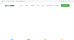 Desktop Screenshot of ecobat.cz