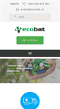 Mobile Screenshot of ecobat.cz